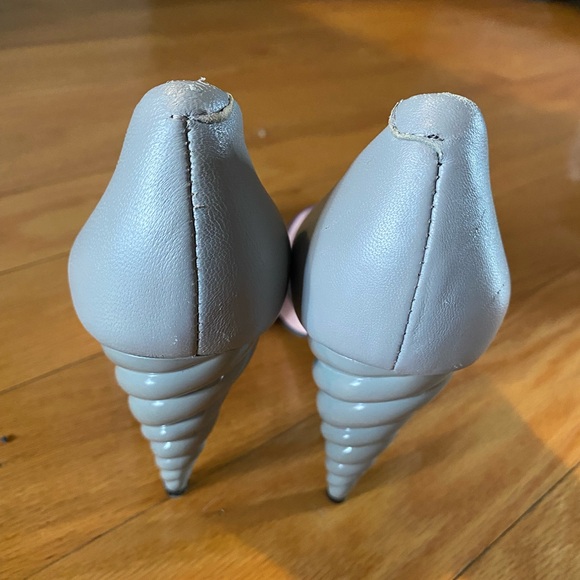 Jeffrey Campbell Purple and Pink Heels Peep-Toe Elegance - Picture 6 of 7